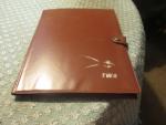 TWA Airlines Correspondance Paper w/ Booklet