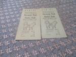 Dormont High School, Pa. Football Tickets 10/5/1951