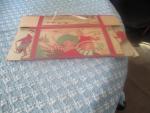 Christmas Gift Box 1950's Children Sledding Design