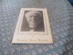 Thomas Edison- Brief Biography Booklet 1950's