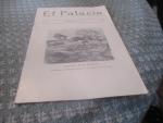 El Palacio Magazine 2/1924 Rippling Blue Waters Cover