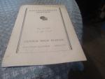 Arnold, Pa. High School 5/1947 Baccalaureate Program