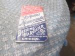 Deering Harvester, Chicago 1899 Pocket Memoranda