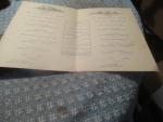 S.S. Berlin 2/1927 Cruise Line- Dinner Menu/Program