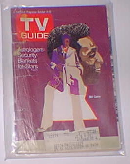 1969 TV Guide Bill Cosby drawing on cover