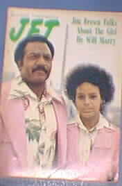 Jet Magazine Jim Brown & Diane Stanley Jet Magazine Jim Brown & Diane Stanley