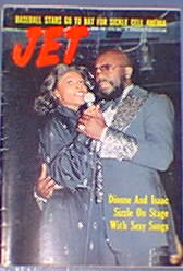 Jet Magazine Dione Warwick & Isaac Hayes