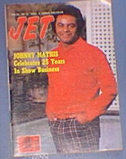 Jet Magazine Johnny Mathis Jan 29, 1981 Jet Magazine Johnny Mathis Jan 29, 1981