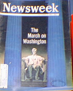 Newsweek Lincoln Memorial Spet. 2, 1963 Newsweek Lincoln Memorial Spet. 2, 1963