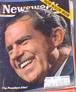 Newsweek Richard Nixon Nov 11 1968 Newsweek Richard Nixon Nov 11 1968