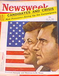 Newsweek Drawing of Nixon and Kennedy Newsweek Drawing of Nixon and Kennedy