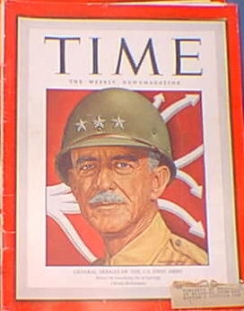 Time Magazine Gen Hodges Oct. 16, 1944 Time Magazine Gen Hodges Oct. 16, 1944