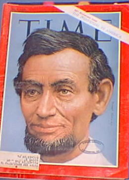 Time Magazine Abraham Lincoln May 10, 1963 Time Magazine Abraham Lincoln May 10, 1963