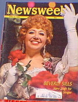 Newsweek Beverly Sills April 21 1969 Newsweek Beverly Sills April 21 1969