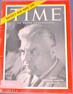 Time Magazine Malinovsky May 30, 1960 Time Magazine Malinovsky May 30, 1960