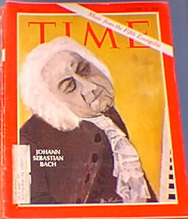 Time Magazine Johann Sebastian Bach Dec 27 68