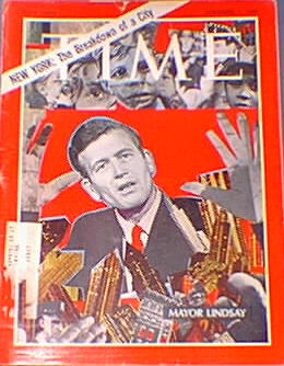 Time Magazine Mayor Lindsay Nov 1 1968 Time Magazine Mayor Lindsay Nov 1 1968