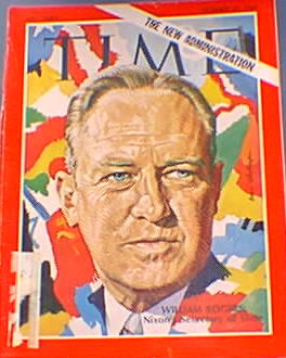 Time Magazine William Rogers Dec 20, 1968 Time Magazine William Rogers Dec 20, 1968