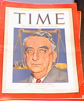 Time Magazine Frederick Vinson July 9, 1945 Time Magazine Frederick Vinson July 9, 1945
