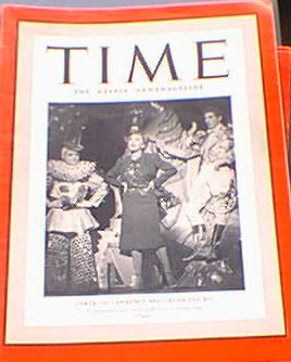 Time Magazine Gertrude Lawrence Feb. 3, 1941 Time Magazine Gertrude Lawrence Feb. 3, 1941
