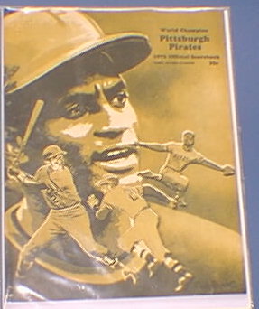 Pittsburgh Pirates 1972 Official Scorebook