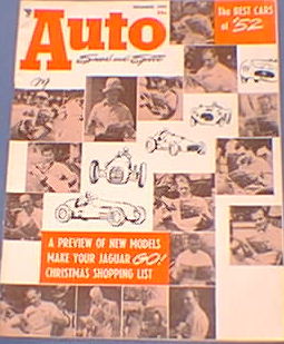 Auto Speed and Sport The Best Cars of '52