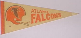 1970's Atlana Falcons pennant