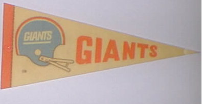 1970's New York Giants pennant